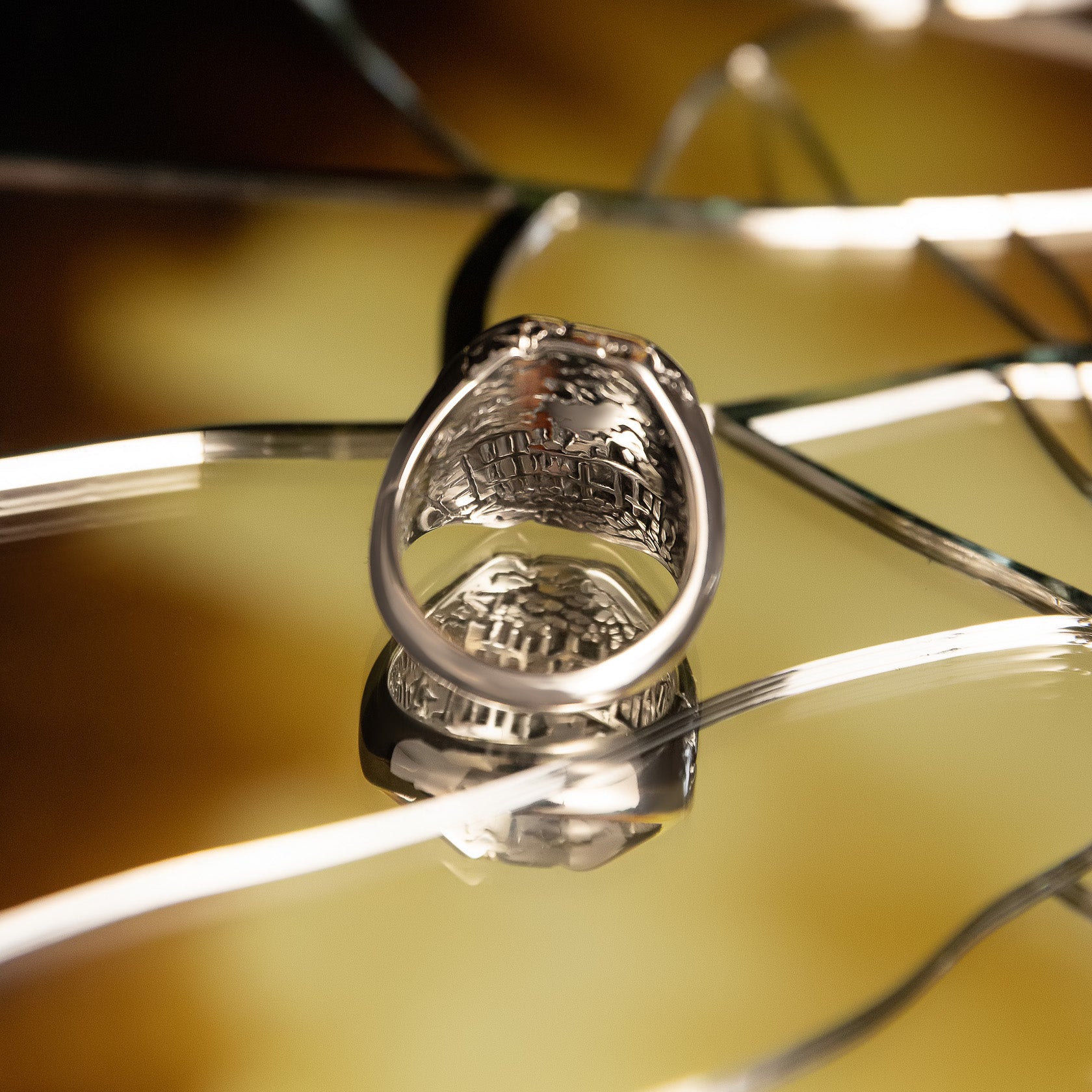 Fracture Handcrafted Sterling silver Ring 