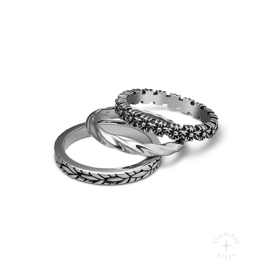 Grounded stainless steel ring - off figure