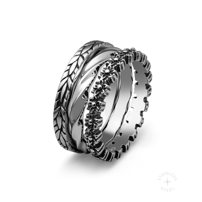 Grounded stainless steel ring - off figure
