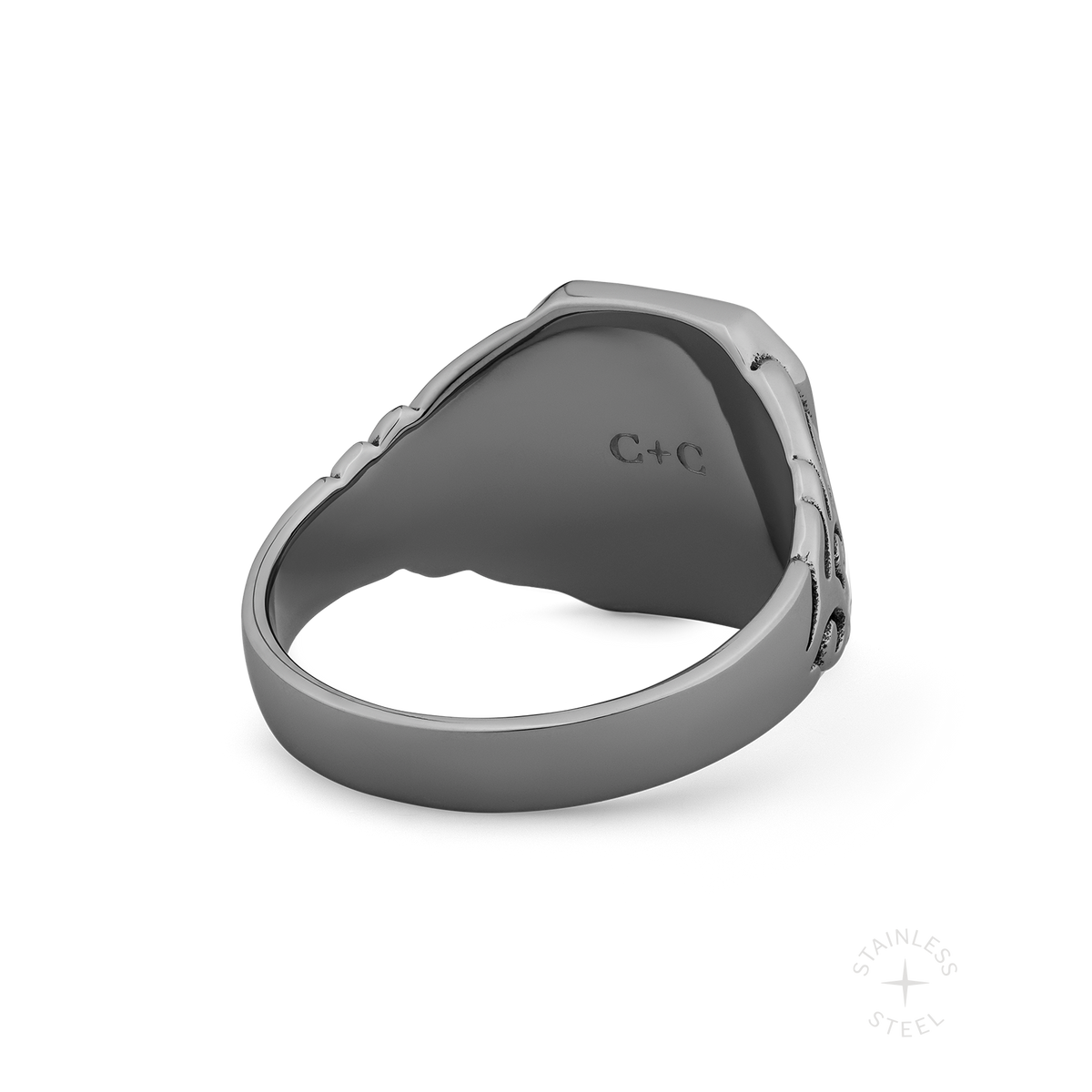 Hard Lessons stainless steel ring - off figure