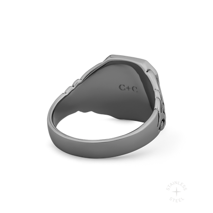 Hard Lessons stainless steel ring - off figure