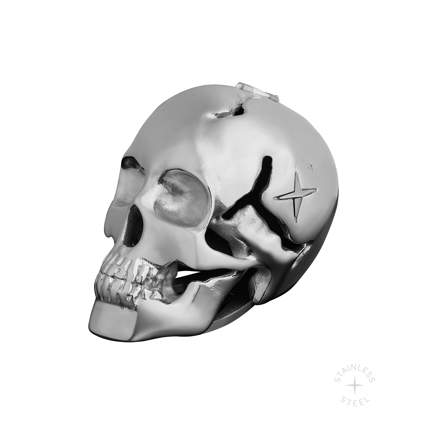 Stainless Steel Skull Bottle Opener