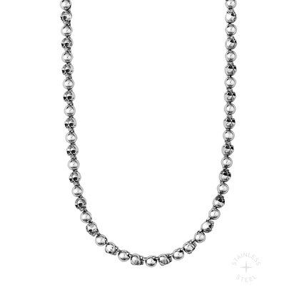 Headlock Stainless Steel skull chain necklace