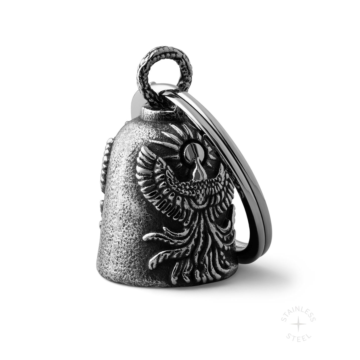 Stainless Steel Biker bell keychain accessory