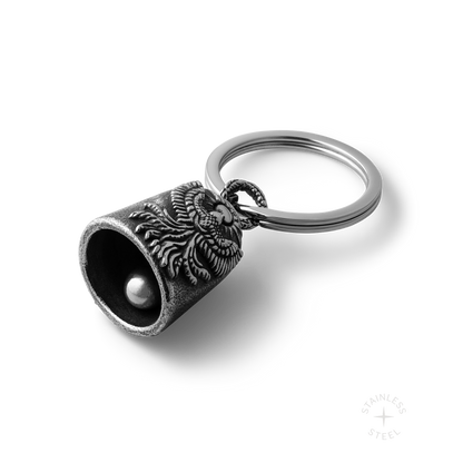 Stainless Steel Biker bell keychain accessory