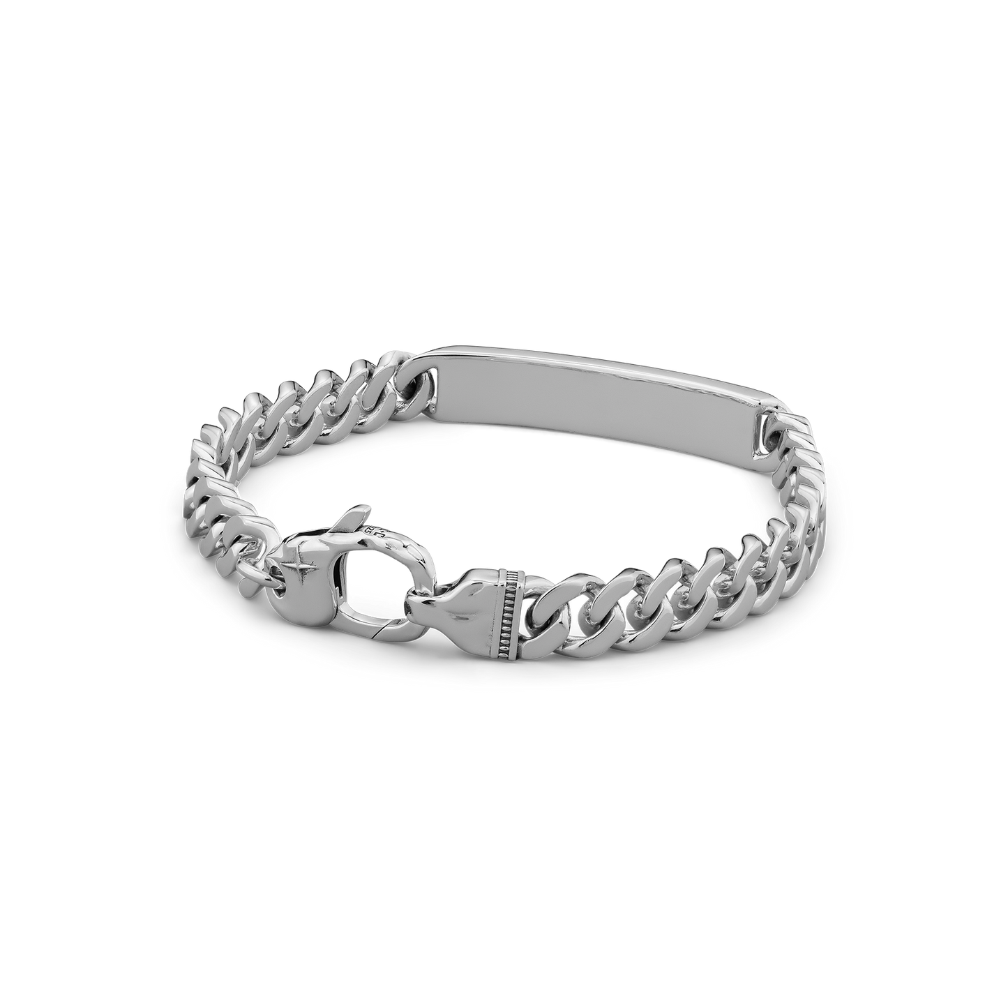 Meridian Sterling Silver ID Tag Bracelet