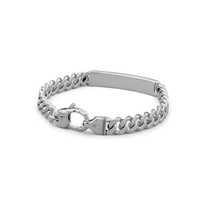Meridian Sterling Silver ID Tag Bracelet