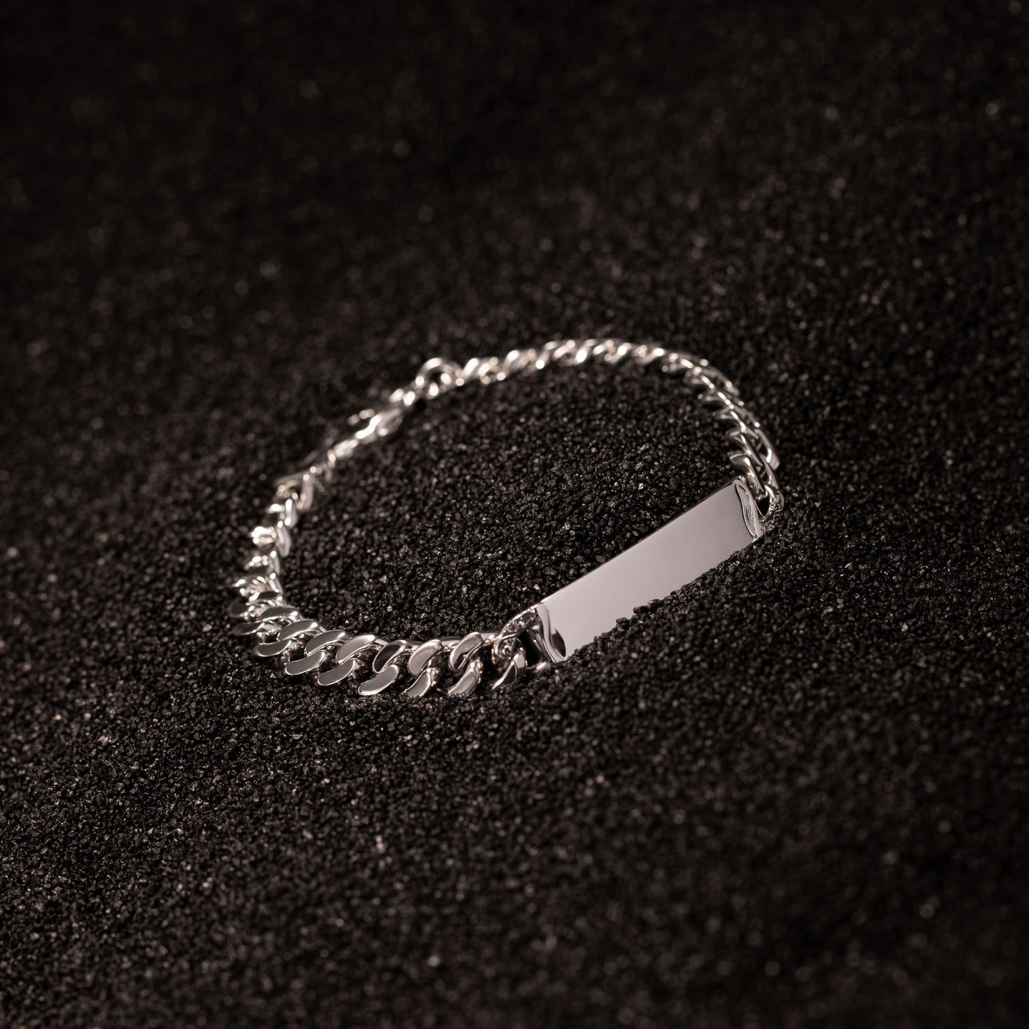 Meridian Sterling Silver ID Tag Bracelet