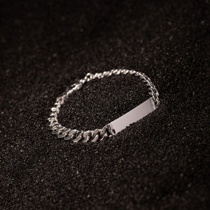 Meridian Sterling Silver ID Tag Bracelet