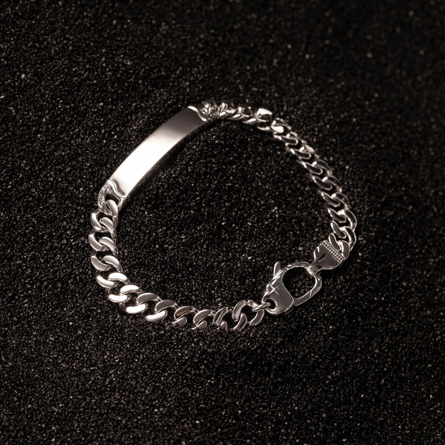 Meridian Sterling Silver ID Tag Bracelet