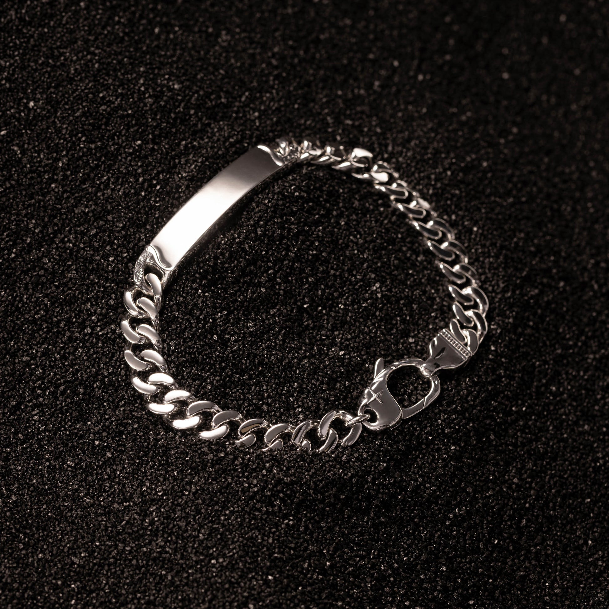 Meridian Sterling Silver ID Tag Bracelet