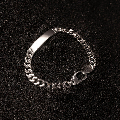 Meridian Sterling Silver ID Tag Bracelet