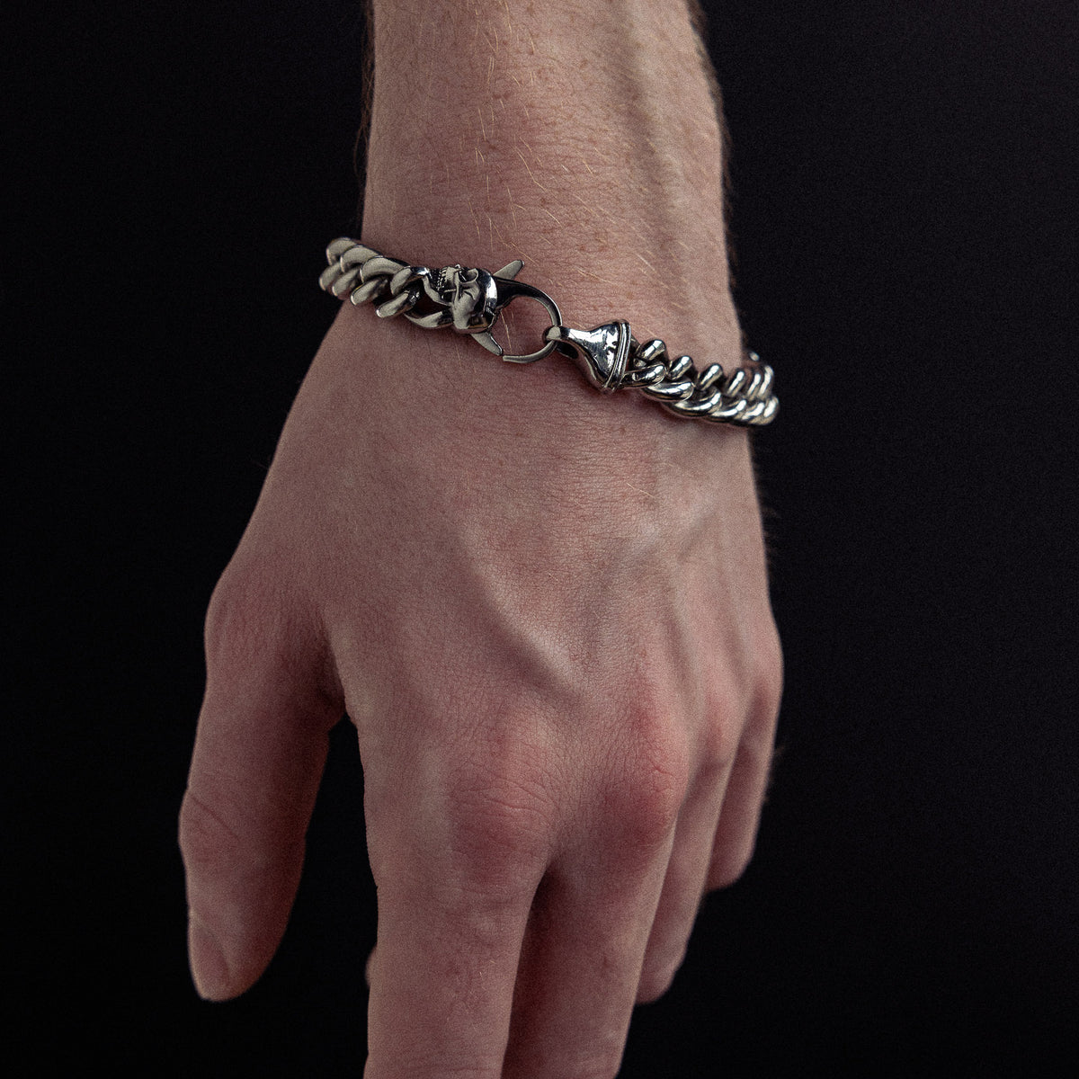 No Vacancy stainless steel bracelet - on figure