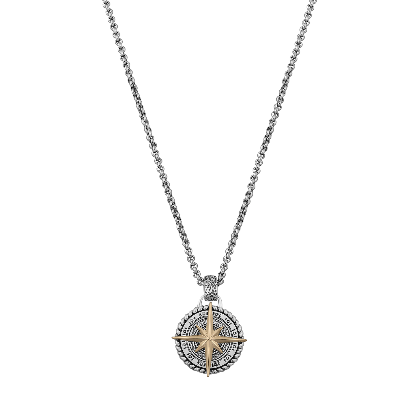 CLOCKS AND colours/NORTH STAR X BRASS INLAYネックレス Clocks and Colours | Sterling Silver Jewelry | North Star x
