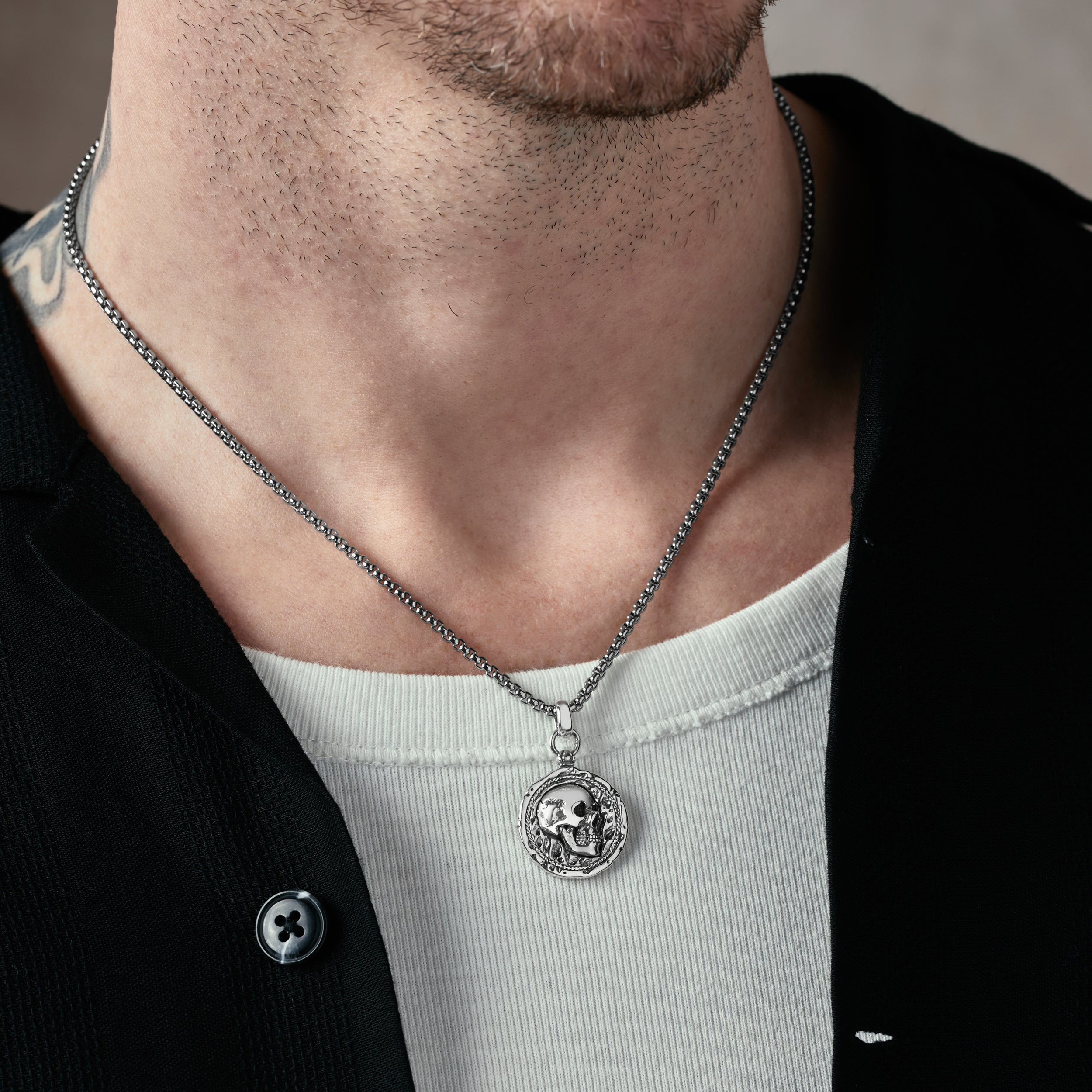 Clocks and Colours Sterling Silver Jewelry Plague Pendant