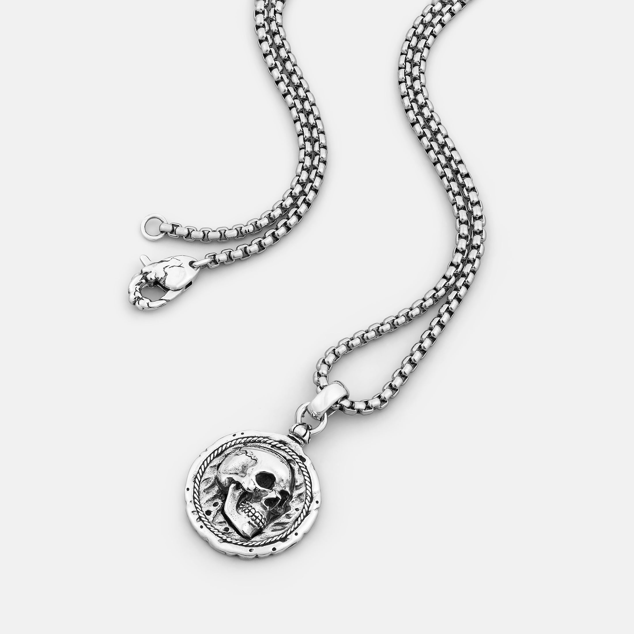 Clocks and Colours Sterling Silver Jewelry Plague Pendant