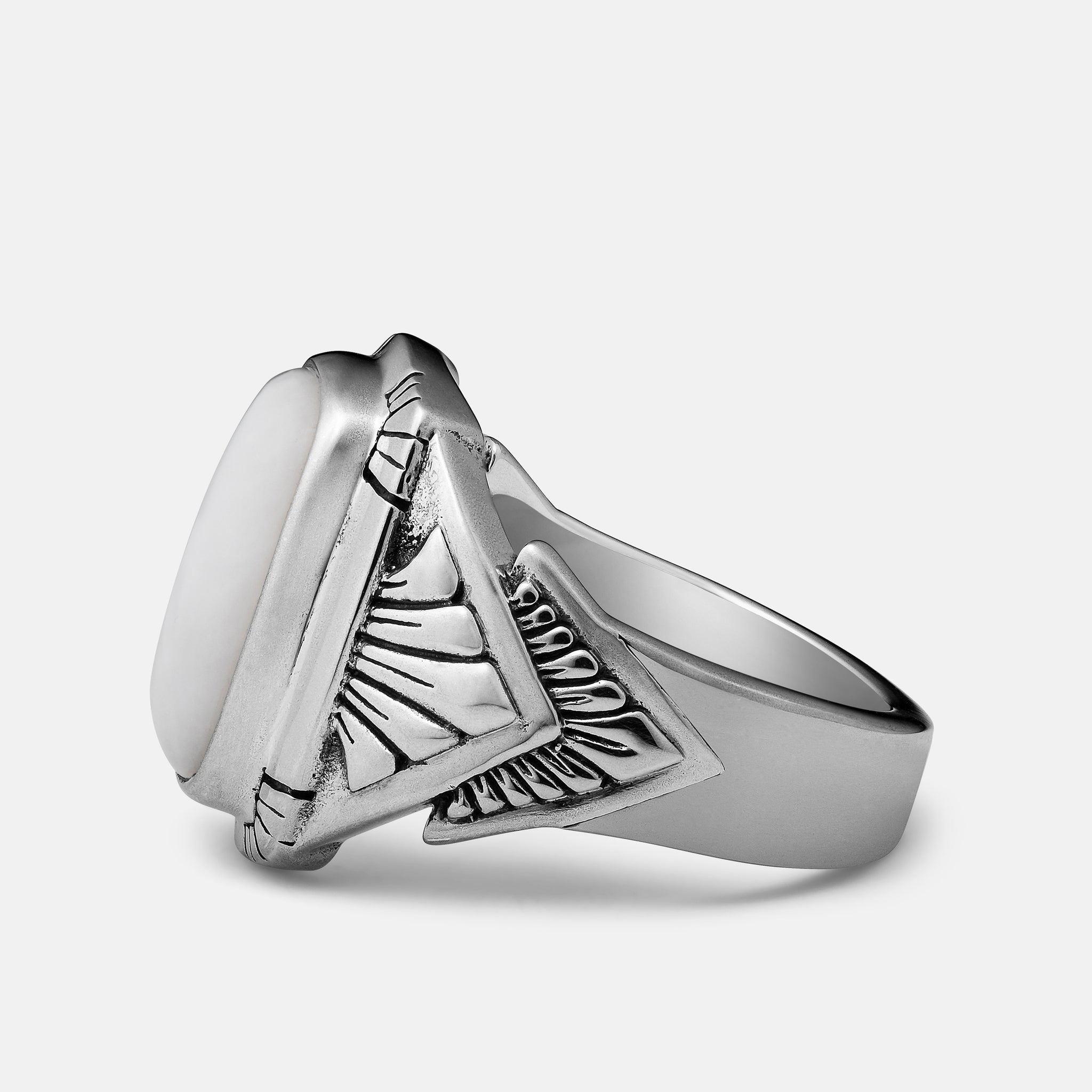 Clocks and Colours Sterling Silver Accessories The Relic Ring