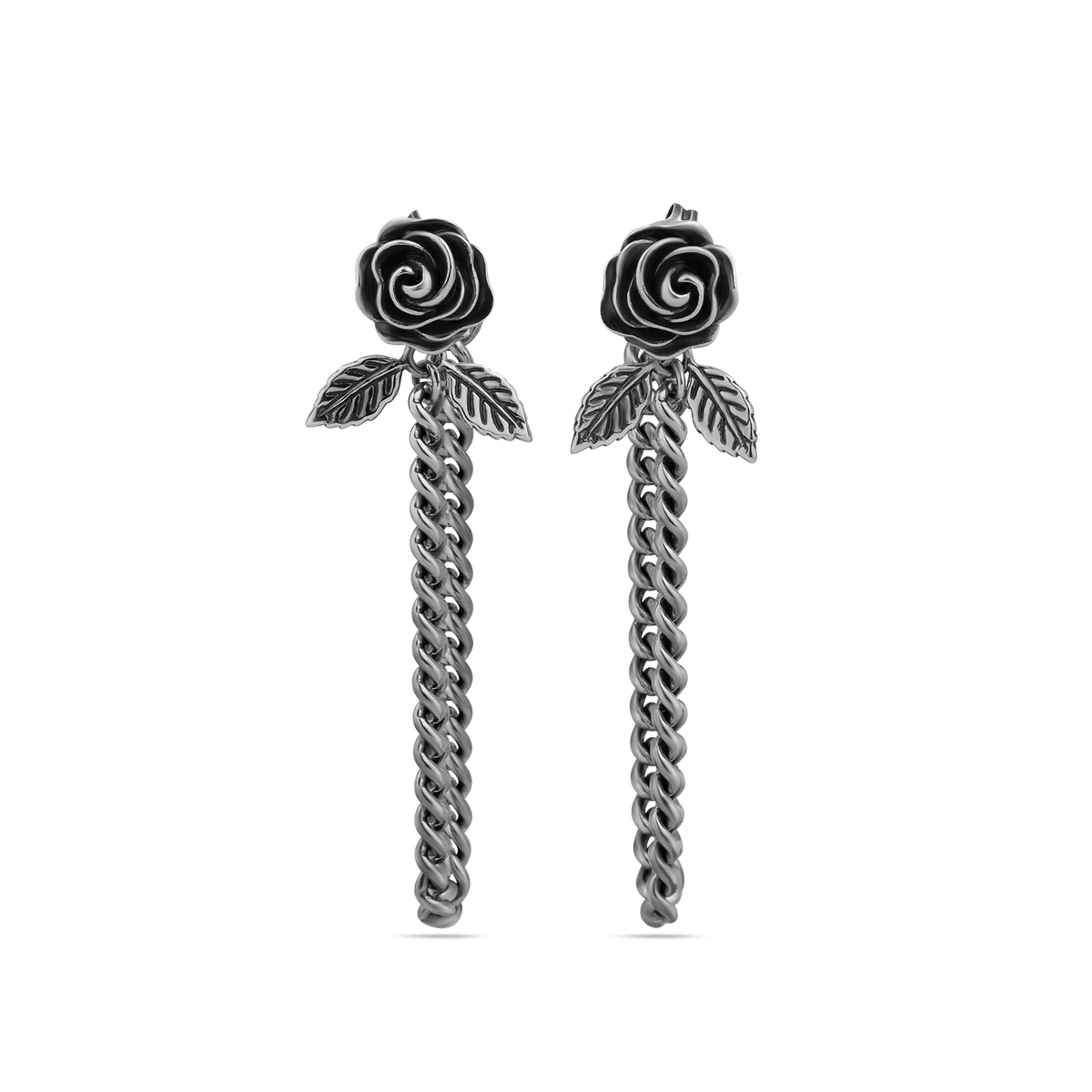 Sub Rosa sterling silver earrings - off figure