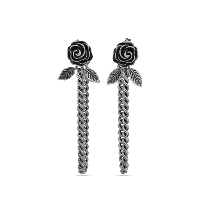 Sub Rosa sterling silver earrings - off figure