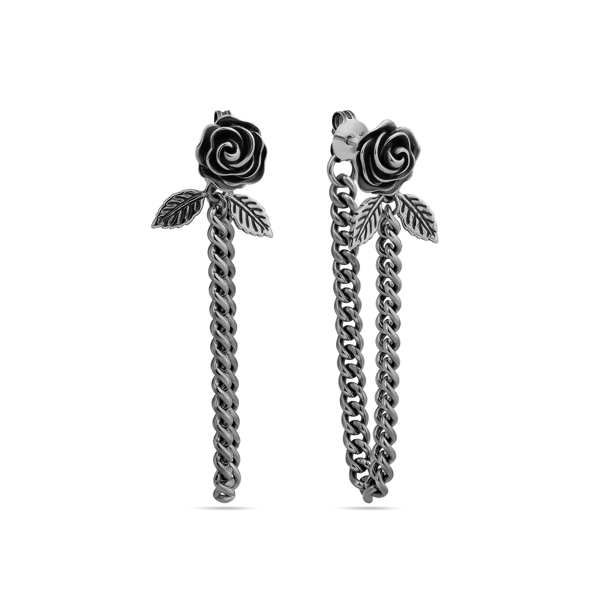Sub Rosa sterling silver earrings - off figure