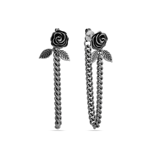 Sub Rosa sterling silver earrings - off figure