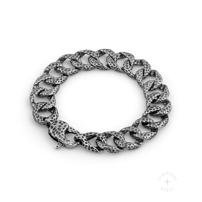 Shakel stainless steel bracelet - off figure