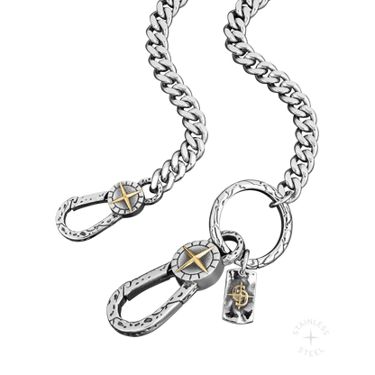 Sidekick Wallet Chain Cuban Link Stainless steel pants chain