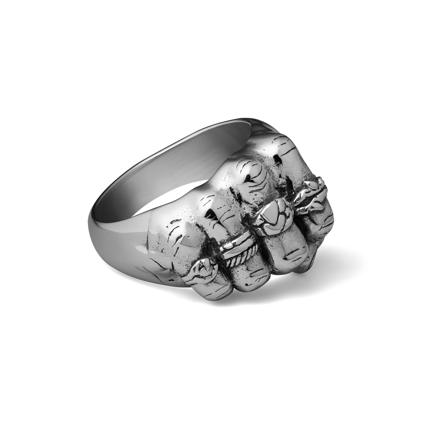 The Southpaw handcrafted sterling silver ring