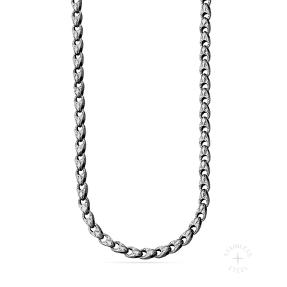 Telos Stainless Steel choker chain necklace