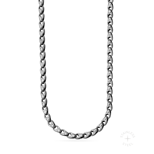 Telos Stainless Steel choker chain necklace