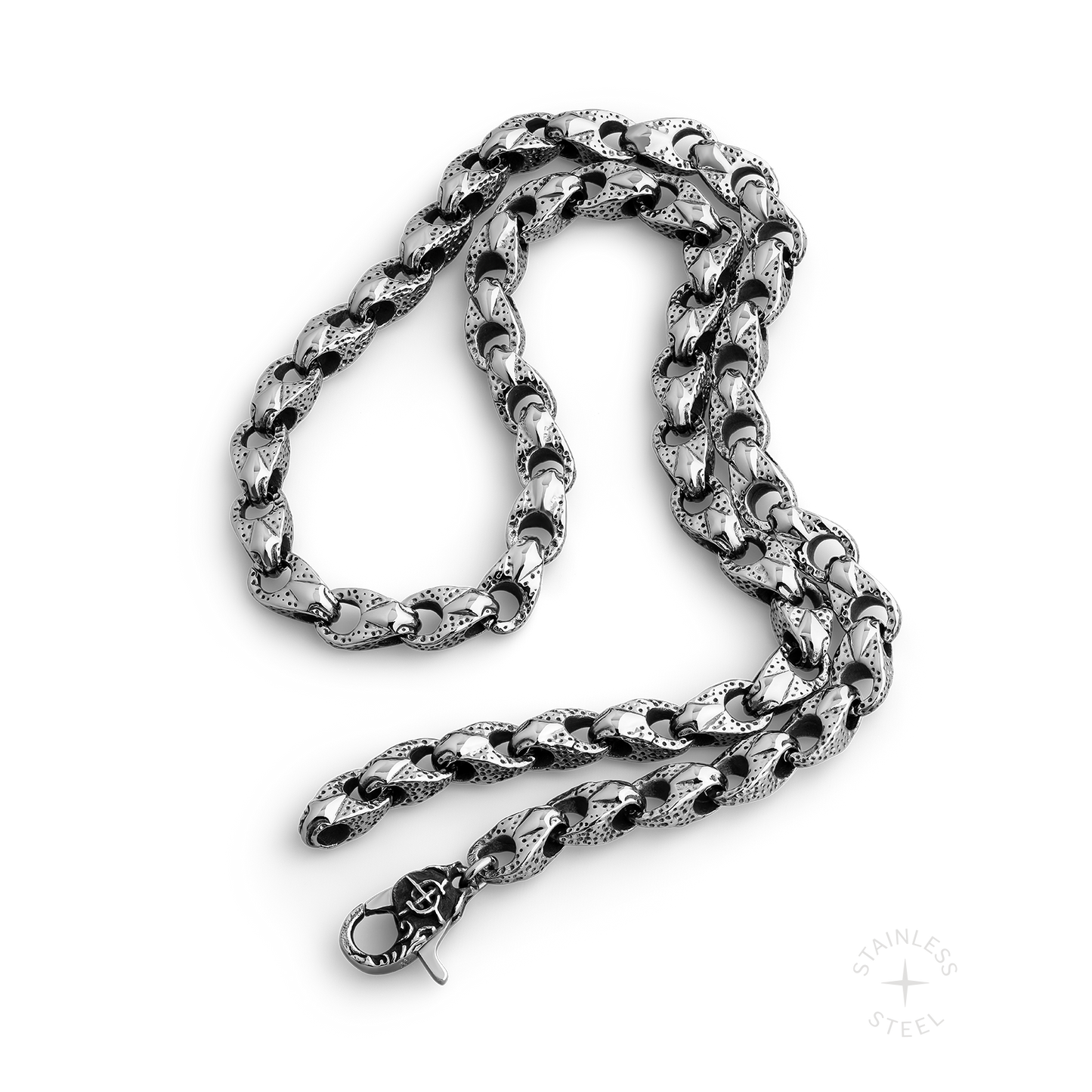 Telos Stainless Steel choker chain necklace