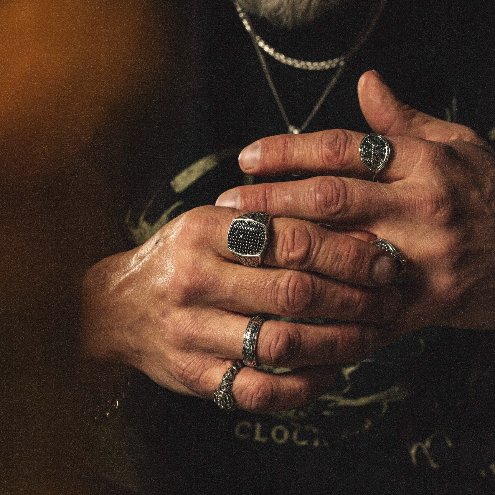 CLOCKS and COLOURS 27号 TIERCE シルバー925 Men's Rings | Sterling Silver & Stainless Steel Rings for Men