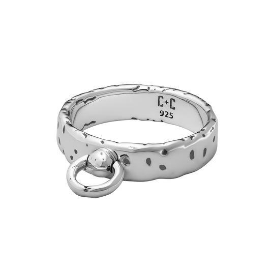 Zeno Sterling Silver Ring Men's