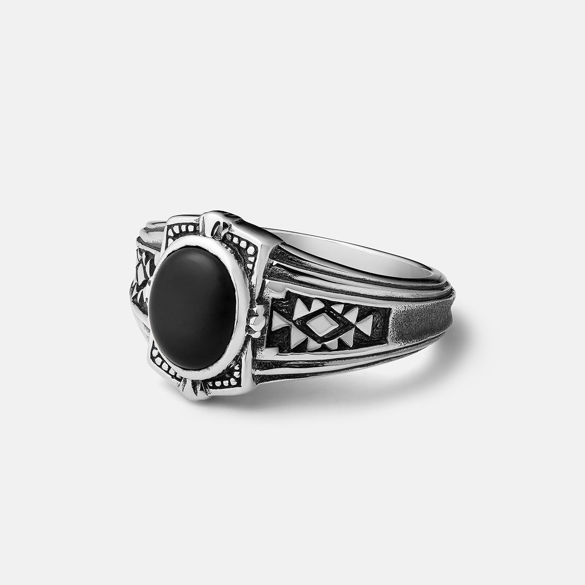 Men's Sterling Silver Rings – Clocks and Colours