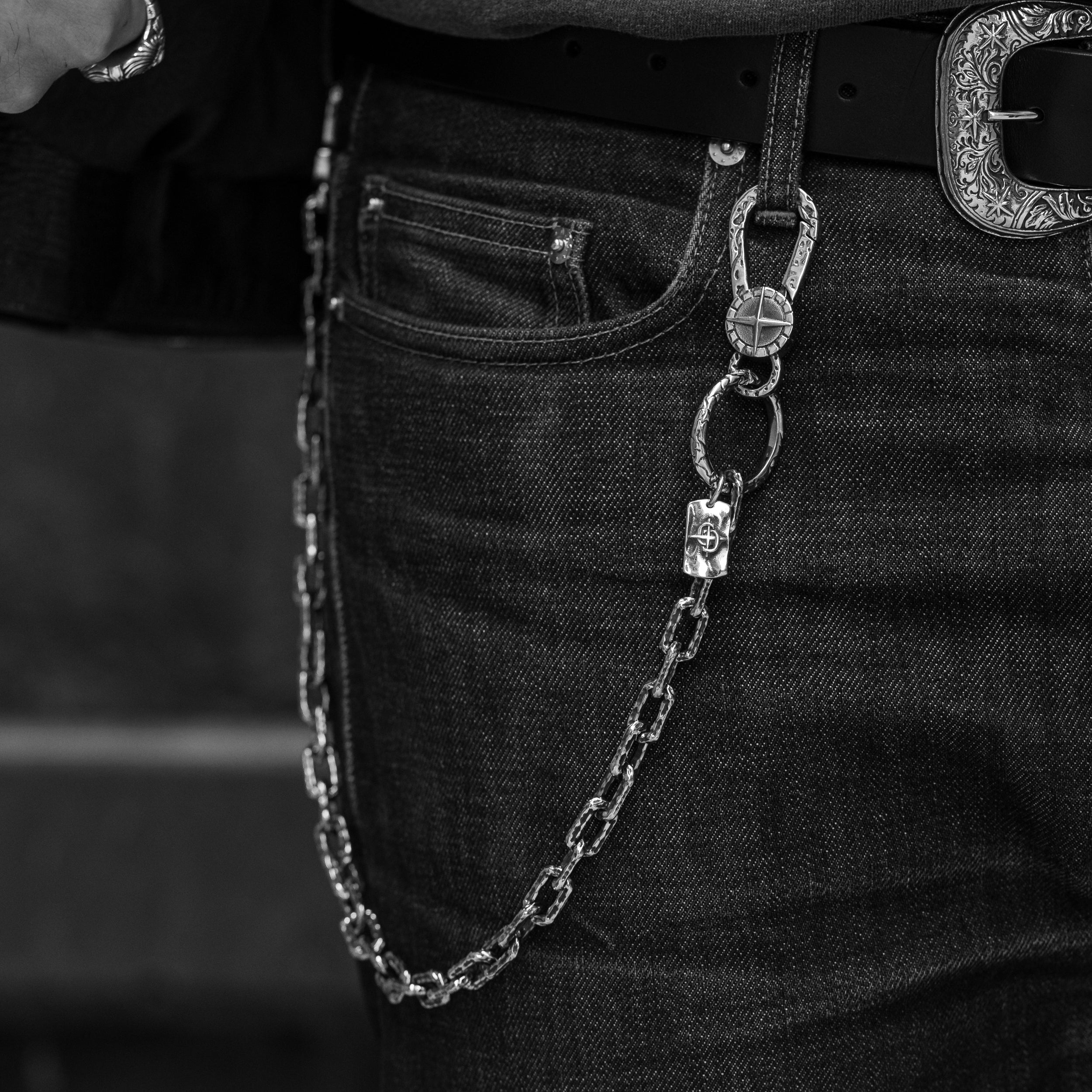 Joyride Wallet Chain Sterling Silver Accessories – Clocks and Colours