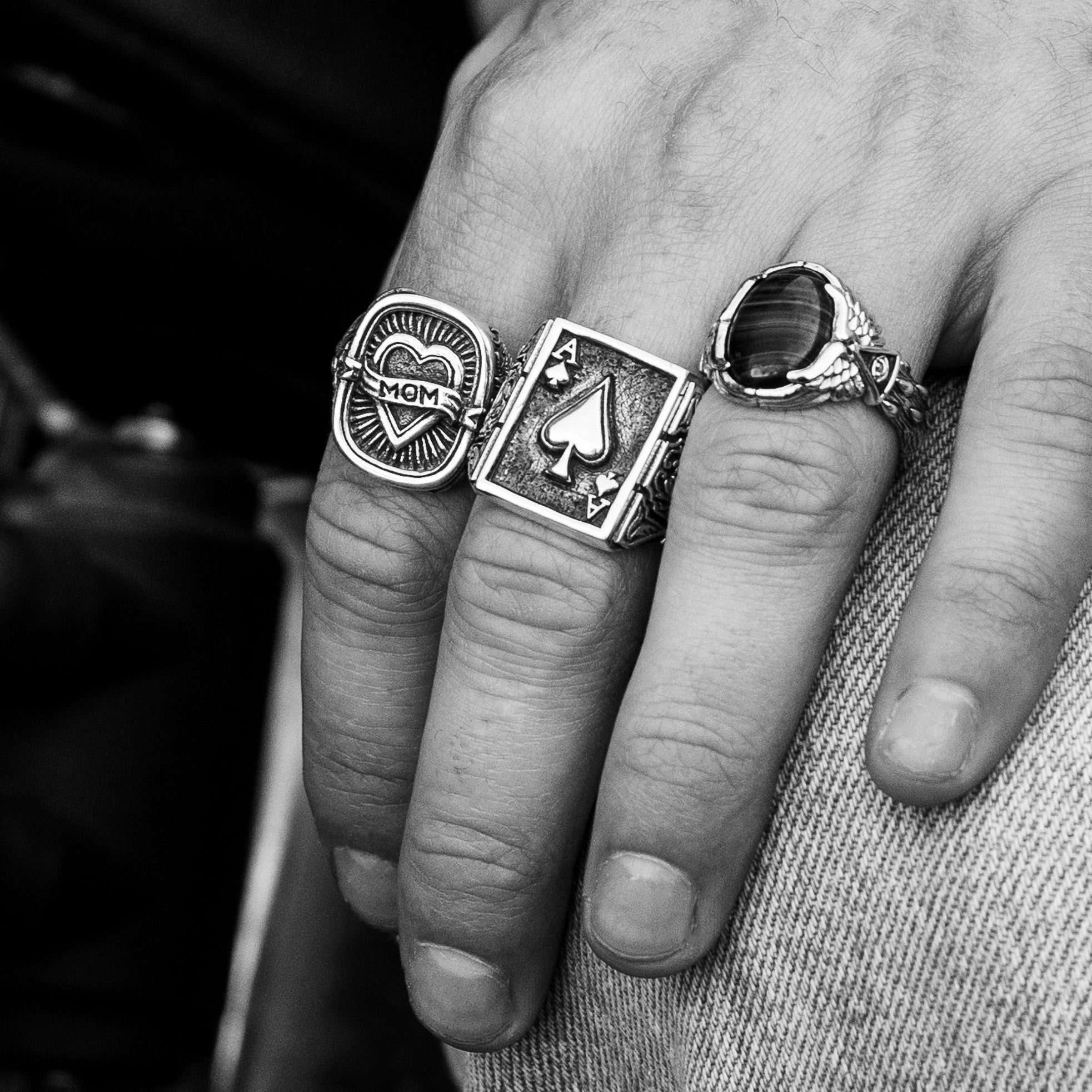 Biker rings near me discount